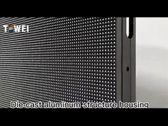 防水 プログラム可能 サイネージ 屋外 LED スクリーン P10 フル カラー 無線広告 LED スクリーン