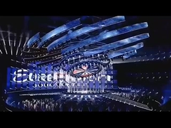 柔らかいモジュール 曲がった円筒 超薄 柔軟なLEDスクリーン ディスプレイスクリーン 円柱型柱の使用